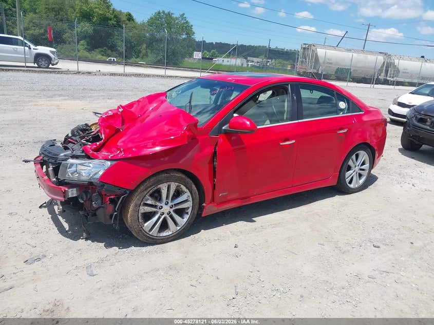 Vin: 1g1pg5sb0f7225100, lot: 45775945, chevrolet cruze ltz 20152