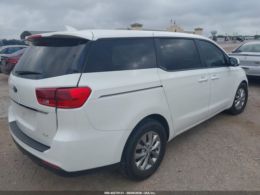 Vin: kndmb5c18k6539625, lot: 45775955, kia sedona lx 20194