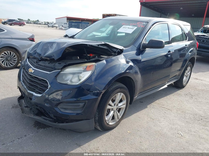 2016 Chevrolet Equinox Ls 2GNALBEK6G6311684 photo 1