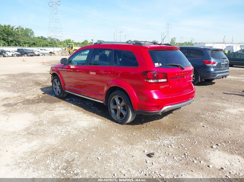 Vin: 3c4pddgg6ft593579, lot: 45775997, dodge journey crossroad 20153