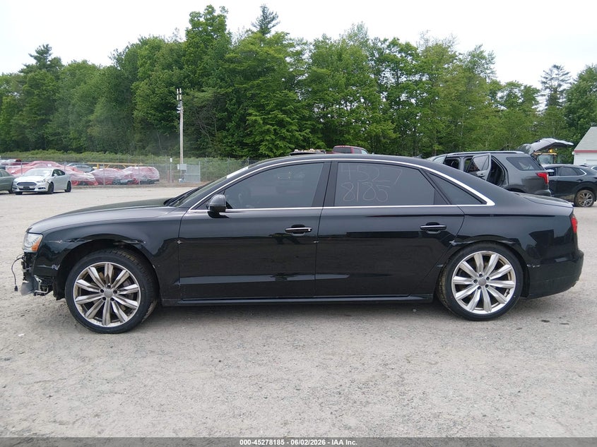 2017 Audi A8 L 4.0T Sport VIN: WAU43AFD4HN004282 Lot: 45278185