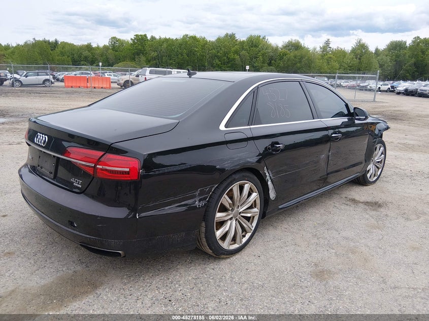 2017 Audi A8 L 4.0T Sport VIN: WAU43AFD4HN004282 Lot: 45278185