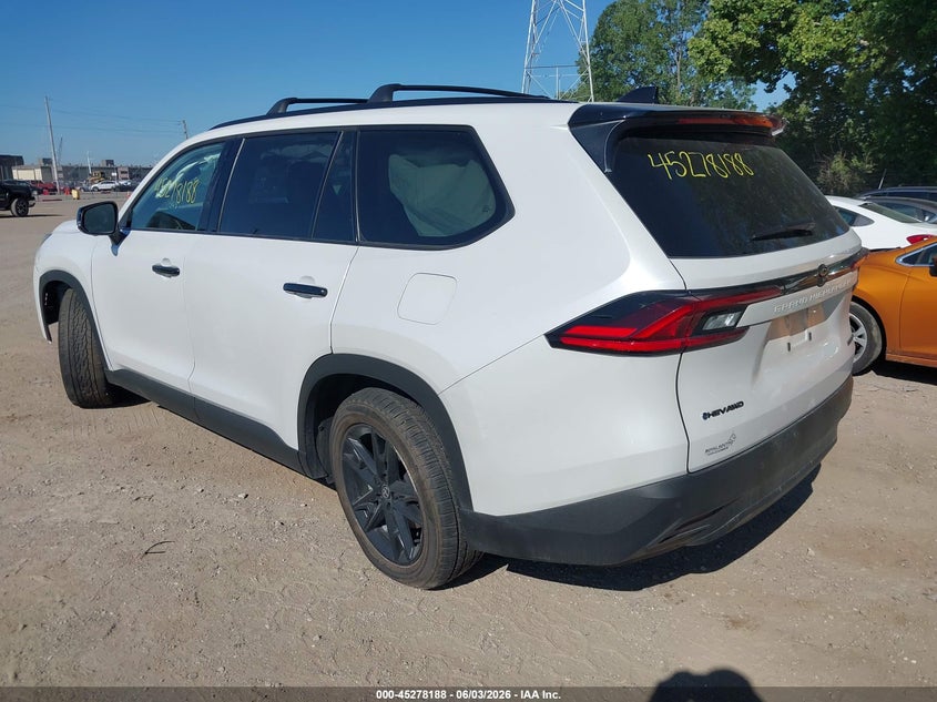 Vin: 5tdacab59ss033735, lot: 45776011, toyota grand highlander hybrid nightshade edition 20253