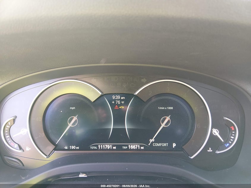2019 BMW X3 SPORT UTILITY VEHICLE 2.0L I-4 DI, DOHC, VVT, TURBO, 248HP