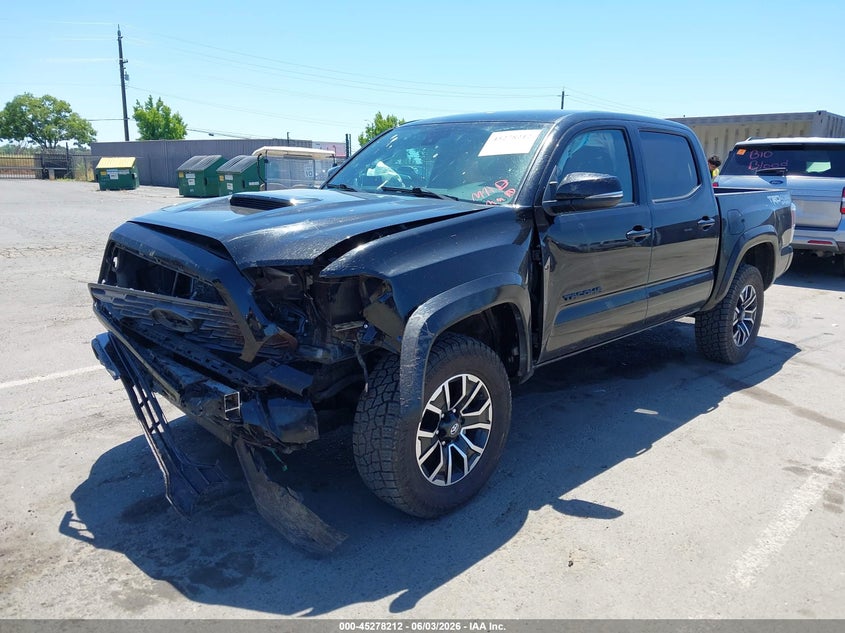 Vin: 3tmcz5an3pm640169, lot: 45776036, toyota tacoma trd sport 20232