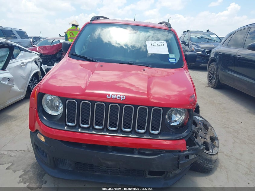 2017 Jeep Renegade Sport Fwd VIN: ZACCJAAB9HPF83240 Lot: 45278221
