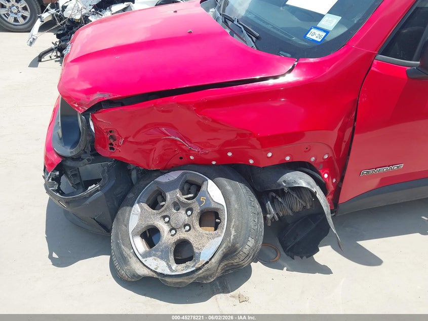 2017 Jeep Renegade Sport Fwd VIN: ZACCJAAB9HPF83240 Lot: 45278221