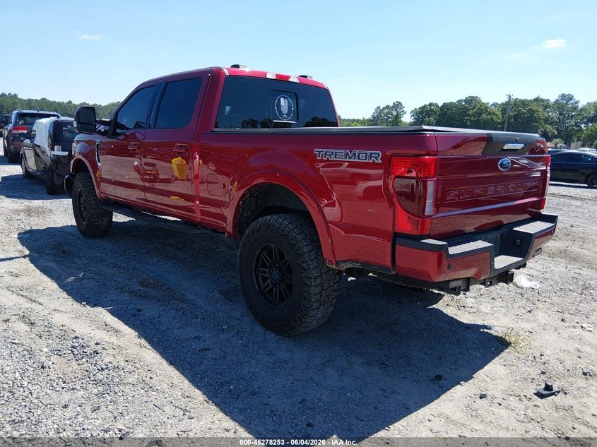 Vin: 1ft7w2bnxned69203, lot: 45776077, ford f-250 lariat 20223