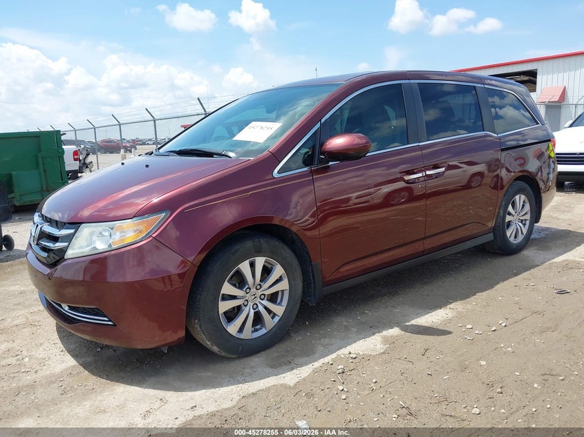 Vin: 5fnrl5h6xgb027495, lot: 45776079, honda odyssey ex-l 20162