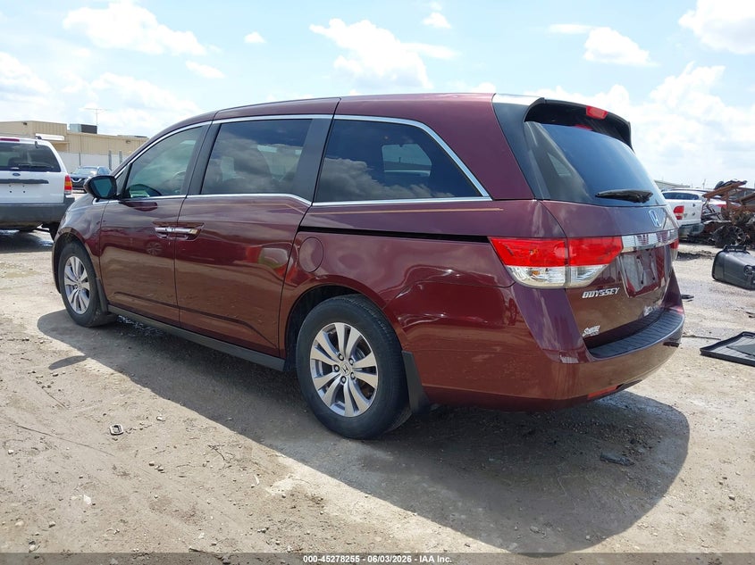 Vin: 5fnrl5h6xgb027495, lot: 45776079, honda odyssey ex-l 20163