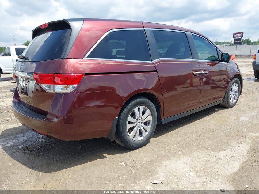 Vin: 5fnrl5h6xgb027495, lot: 45776079, honda odyssey ex-l 20164