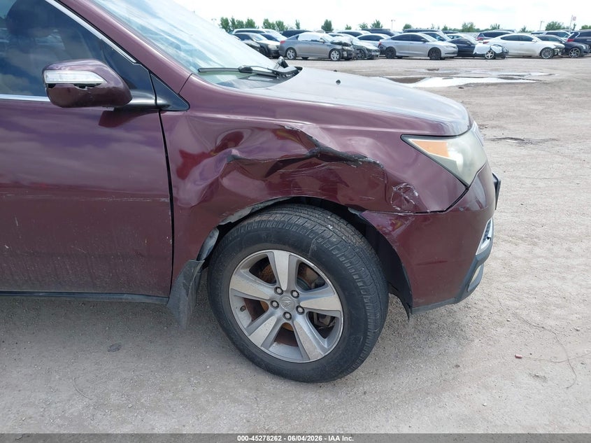 2013 Acura Mdx VIN: 2HNYD2H21DH503492 Lot: 45278262