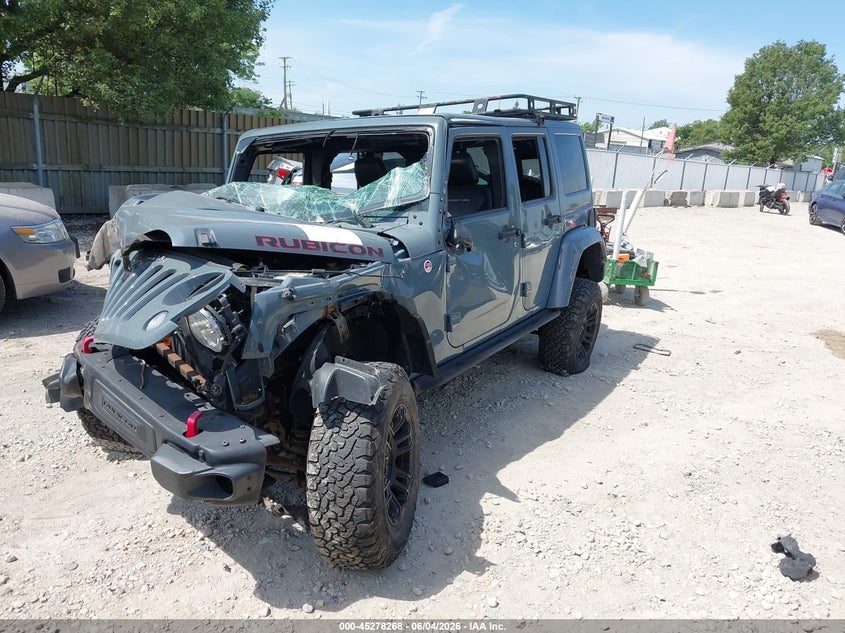 Vin: 1c4bjwfgxfl548737, lot: 45776092, jeep wrangler unlimited rubicon hard rock 20152