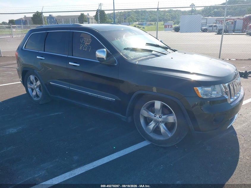 Vin: 1c4rjfct2cc220773, lot: 45776111, jeep grand cherokee overland 2012 img_1