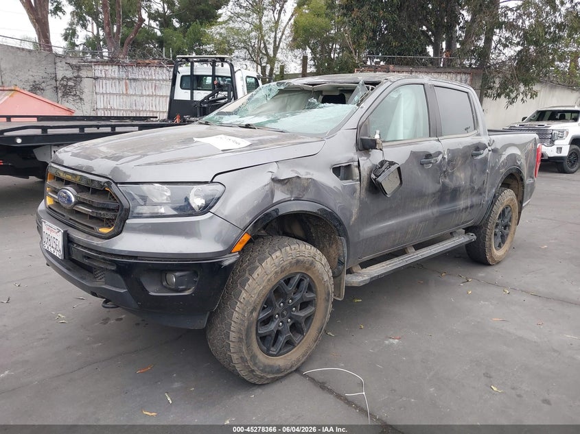 Vin: 1fter4fh2nld06090, lot: 45776190, ford ranger xlt 20222
