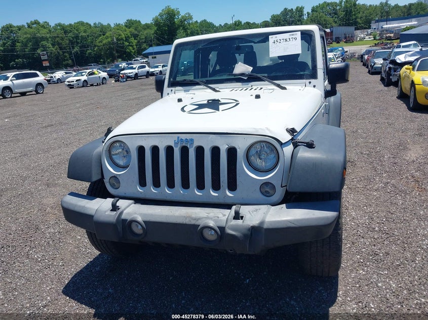 2016 Jeep Wrangler Sport VIN: 1C4AJWAGXGL313520 Lot: 45278379