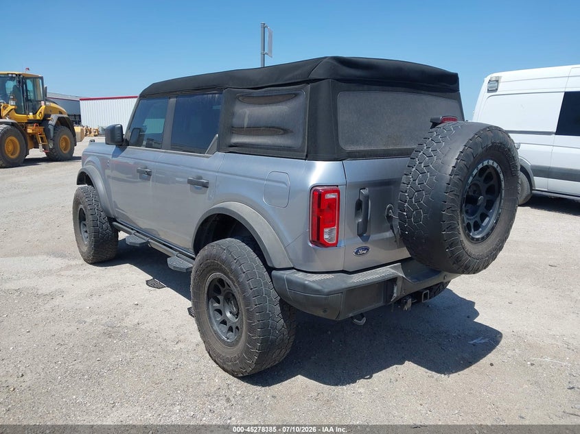 Vin: 1fmde5bh6plb10378, lot: 45776209, ford bronco black diamond 20233