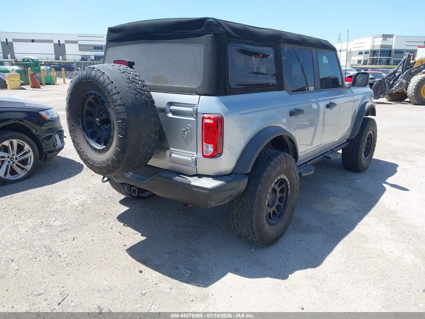 Vin: 1fmde5bh6plb10378, lot: 45776209, ford bronco black diamond 20234