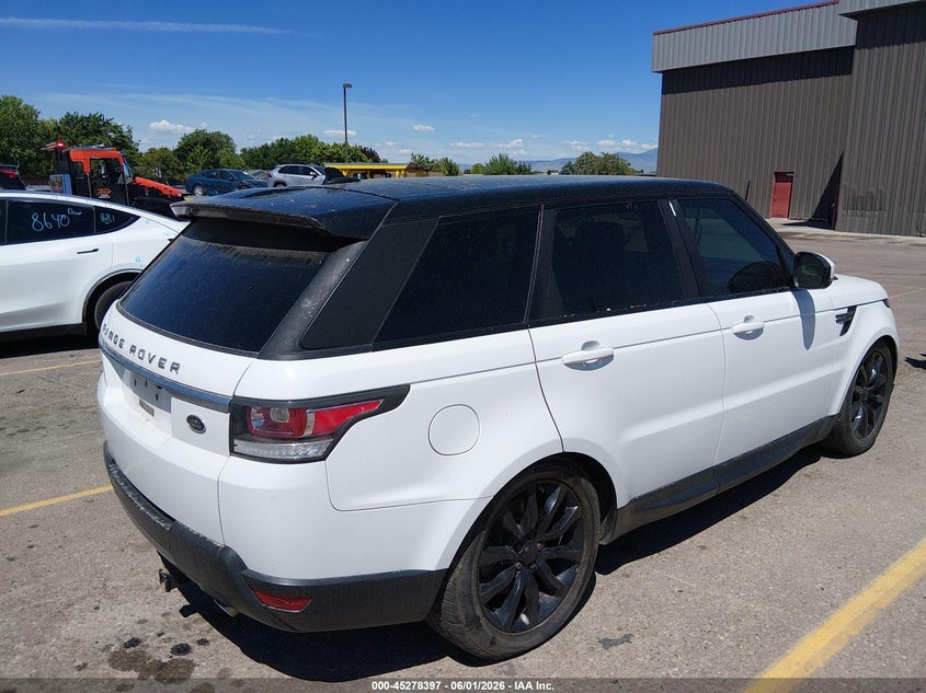 Vin: salwg2kf0ga578664, lot: 45776221, land rover range rover sport 3.0l v6 turbocharged diesel se td6 20164