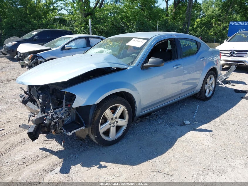 Vin: 1c3cdzab8dn563994, lot: 45776267, dodge avenger se 20132