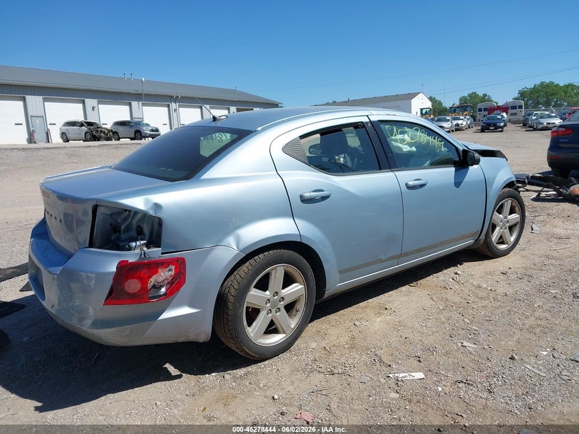 Vin: 1c3cdzab8dn563994, lot: 45776267, dodge avenger se 20134