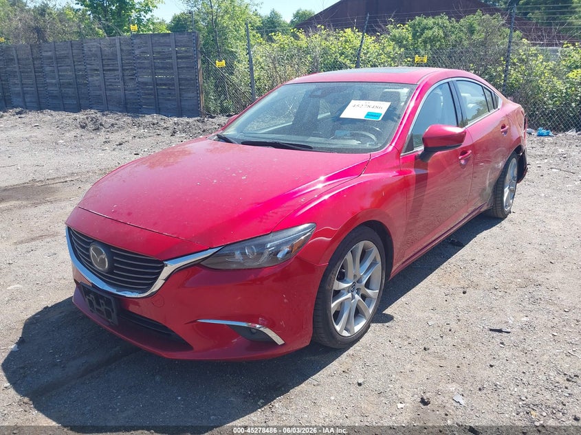 Vin: jm1gl1w55h1132305, lot: 45776310, mazda mazda6 grand touring 20172