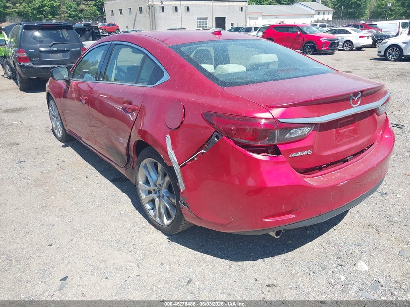 Vin: jm1gl1w55h1132305, lot: 45776310, mazda mazda6 grand touring 20173