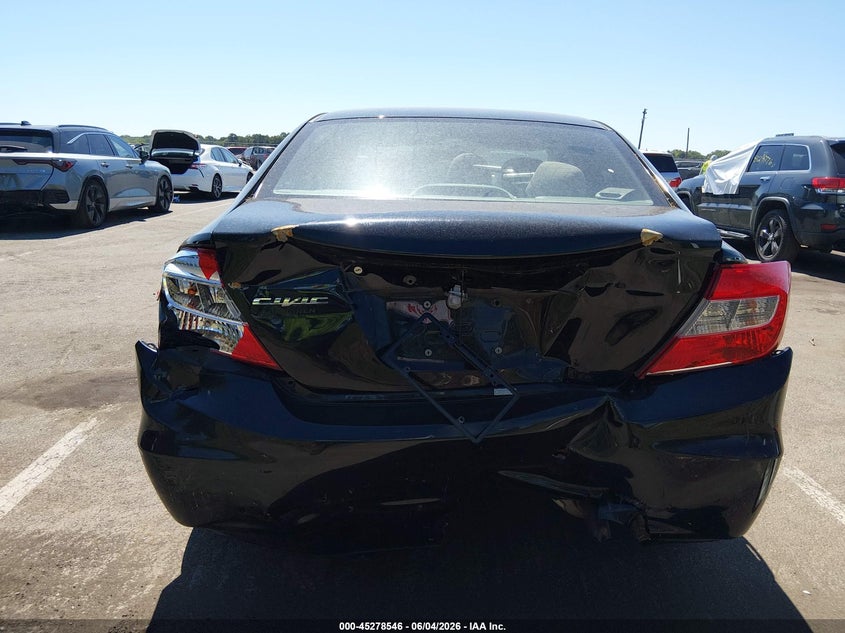 2012 HONDA CIVIC auction photo 6