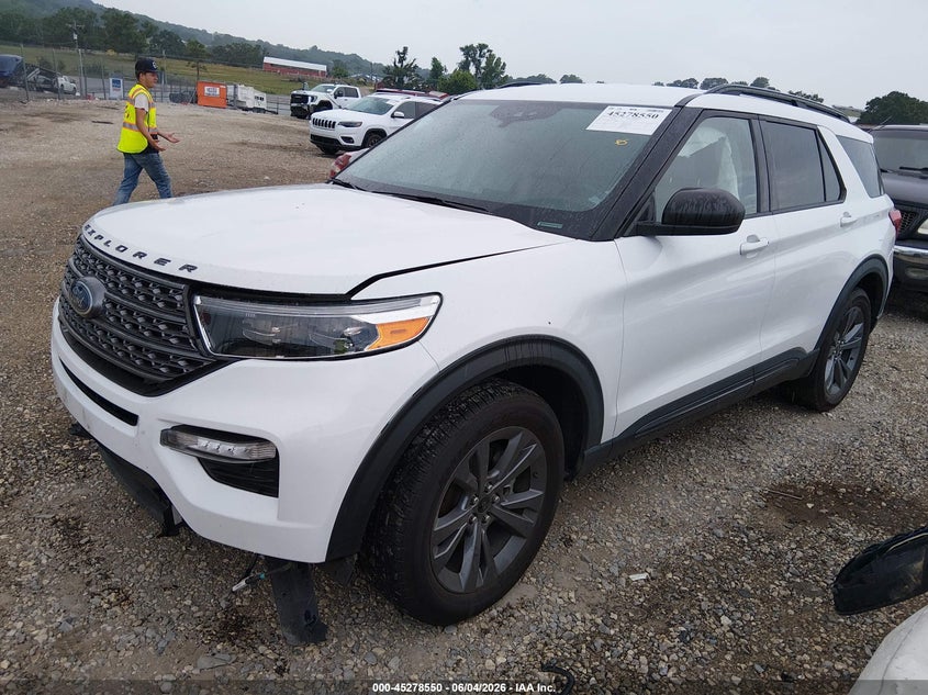 Vin: 1fmsk7dh9mgc33606, lot: 45776374, ford explorer xlt 20212