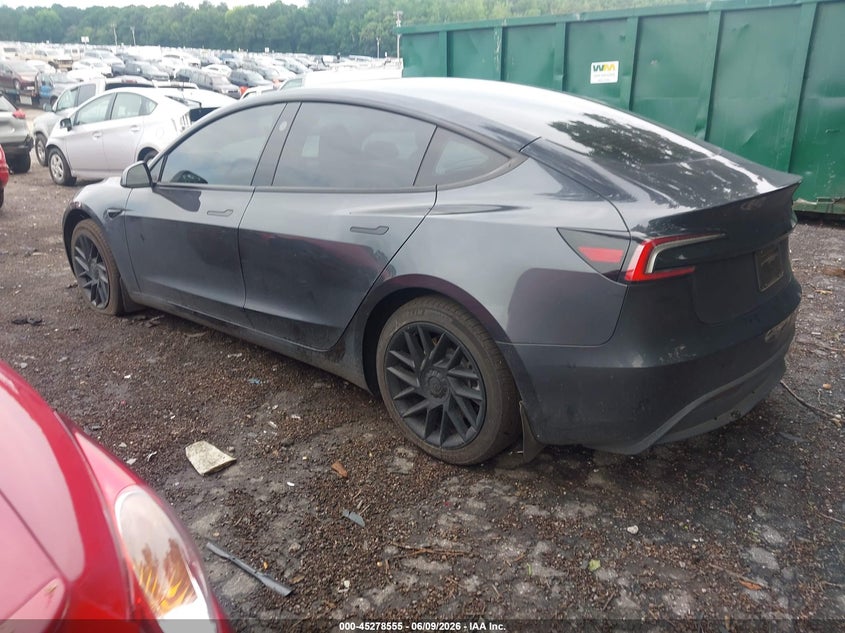 Vin: 5yj3e1ea7sf012480, lot: 45776379, tesla model 3 long range rear-wheel drive/standard rear-wheel drive 20253
