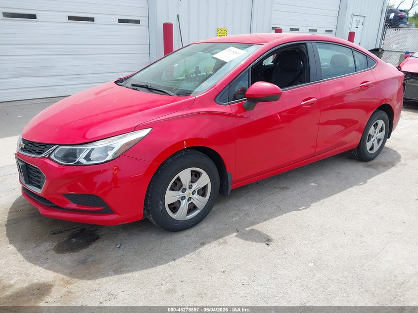 Vin: 1g1bc5sm6g7255243, lot: 45776381, chevrolet cruze ls auto 20162