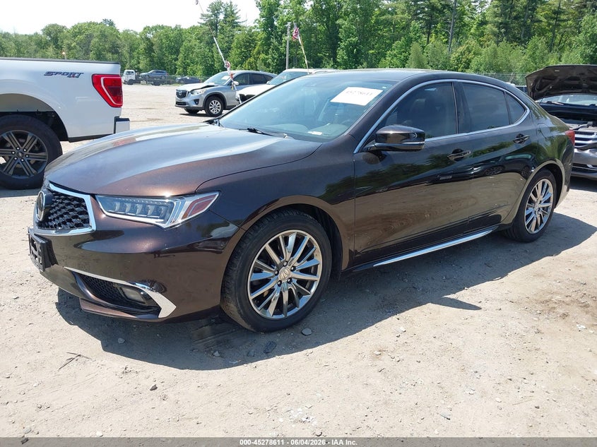 Vin: 19uub3f70ja000062, lot: 45776435, acura tlx advance pkg 20182