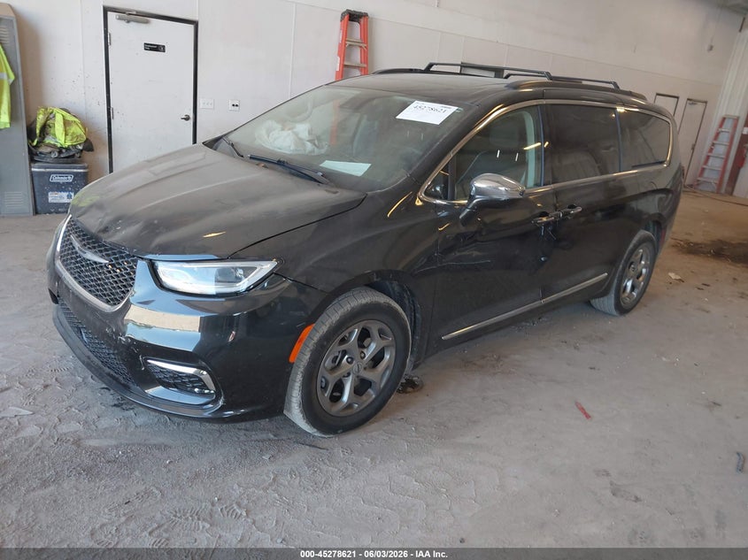Vin: 2c4rc3gg1nr174322, lot: 45776445, chrysler pacifica limited awd 20222