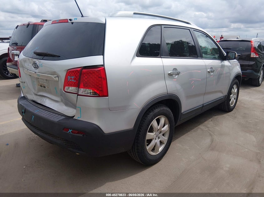 Vin: 5xykt3a65cg216476, lot: 45776447, kia sorento lx 20124