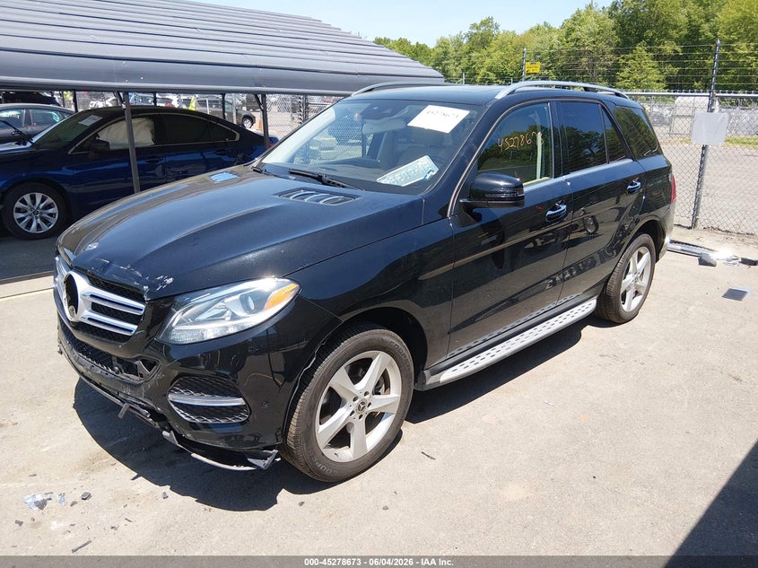 Vin: 4jgda5gb4kb205570, lot: 45776497, mercedes-benz gle 400 4matic 20192