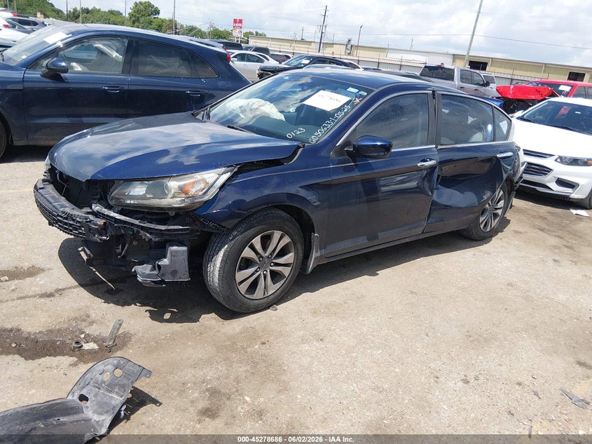 2014 Honda Accord Lx 1HGCR2F35EA260123 photo 1