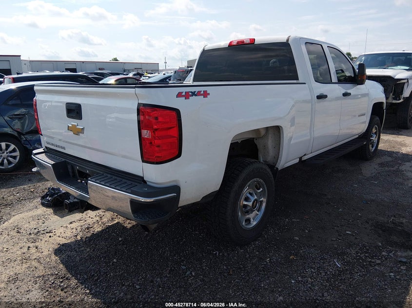 Vin: 1gc2kueg7jz320767, lot: 45776540, chevrolet silverado 2500hd wt 20184