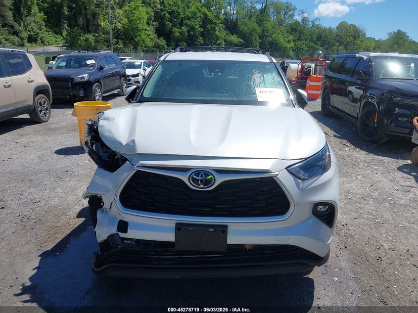 2022 Toyota Highlander Le VIN: 5TDBZRBH0NS591845 Lot: 45278719