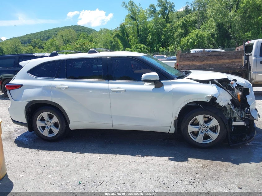 2022 Toyota Highlander Le VIN: 5TDBZRBH0NS591845 Lot: 45278719