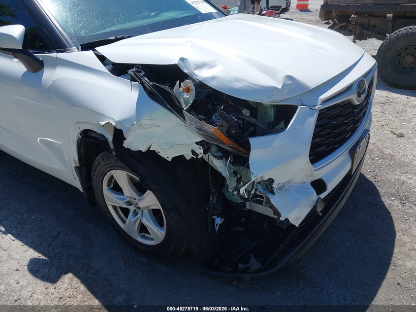 2022 Toyota Highlander Le VIN: 5TDBZRBH0NS591845 Lot: 45278719
