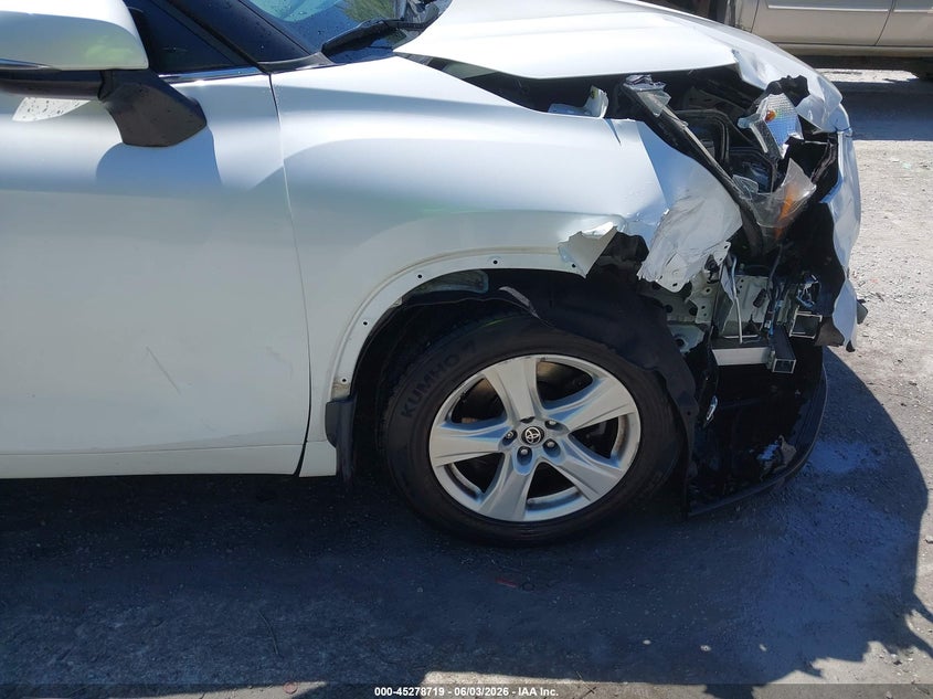 2022 Toyota Highlander Le VIN: 5TDBZRBH0NS591845 Lot: 45278719