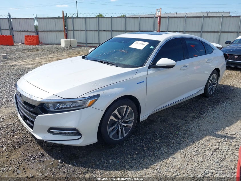 Vin: 1hgcv3f59ka010026, lot: 45776589, honda accord hybrid ex-l 20192
