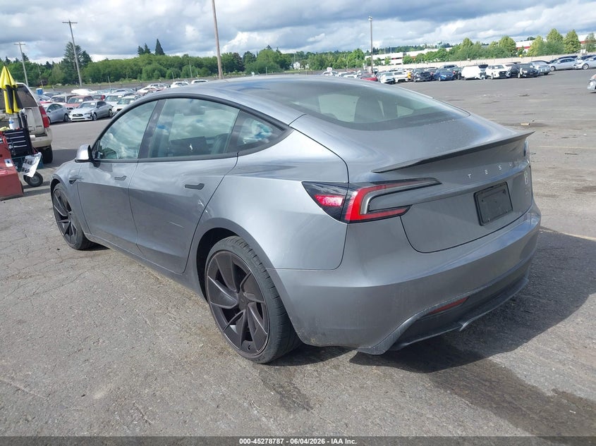Vin: 5yj3e1et9rf862963, lot: 45776611, tesla model 3 performance all-wheel drive 20243