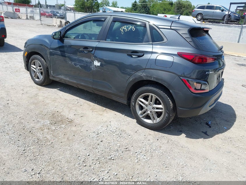 Vin: km8k2cab4nu775496, lot: 45776652, hyundai kona se 20223