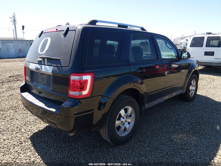 2012 Ford Escape 2.5 Limited black Lot 111045278908 Vin 1FMCU0E76CKB19781