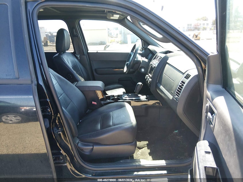 1FMCU0E76CKB19781 2012 Ford Escape 2.5 Limited black