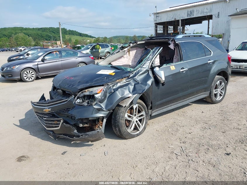 Vin: 2gnflge30h6201257, lot: 45776750, chevrolet equinox premier 20172