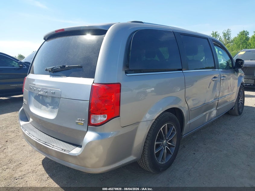 Vin: 2c4rdgcg2hr600341, lot: 45776752, dodge grand caravan sxt 20174