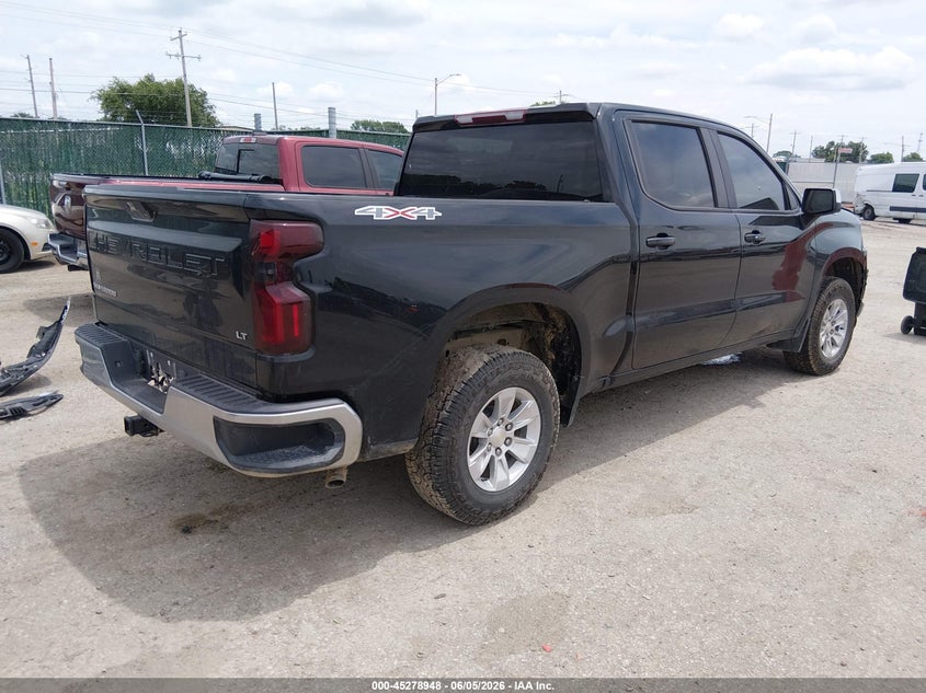 Vin: 3gcuyded8lg394845, lot: 45776772, chevrolet silverado 1500 4wd  short bed lt 20204
