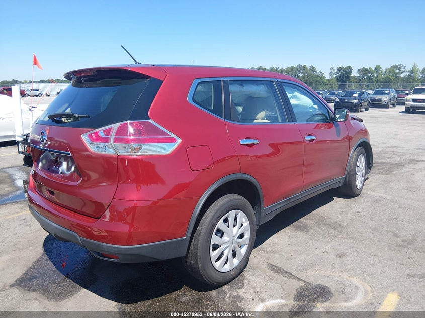 Vin: knmat2mt7fp512768, lot: 45776777, nissan rogue s 20154